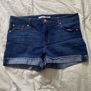 Denim shorts